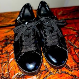 Patent Leather with Satin Details Men’s Zara sneakers